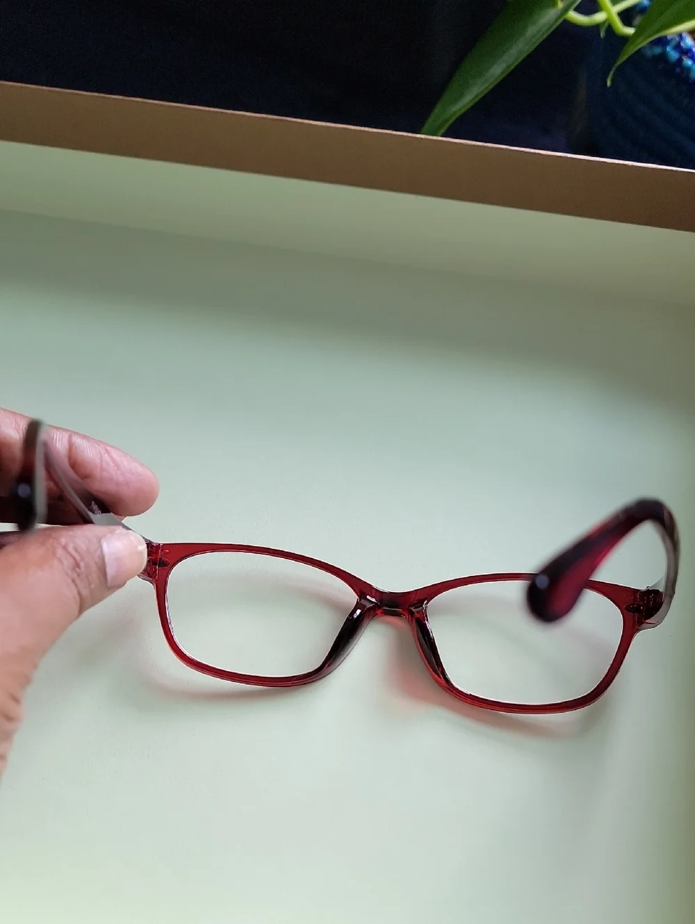 Burgundy Reading Glasses